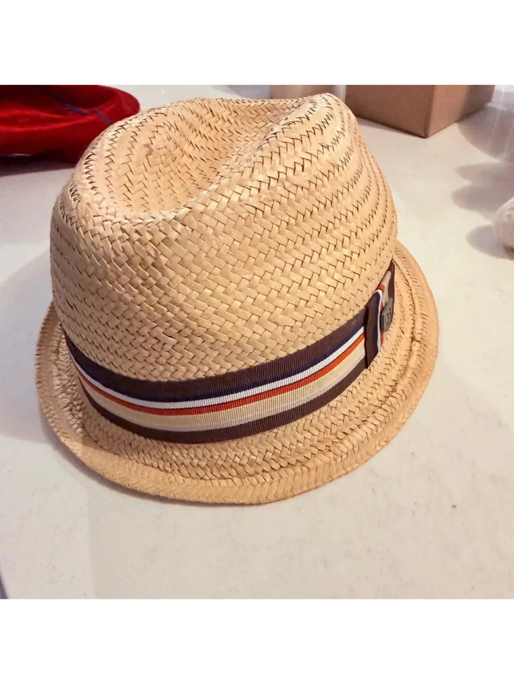 Brixton medium straw hat